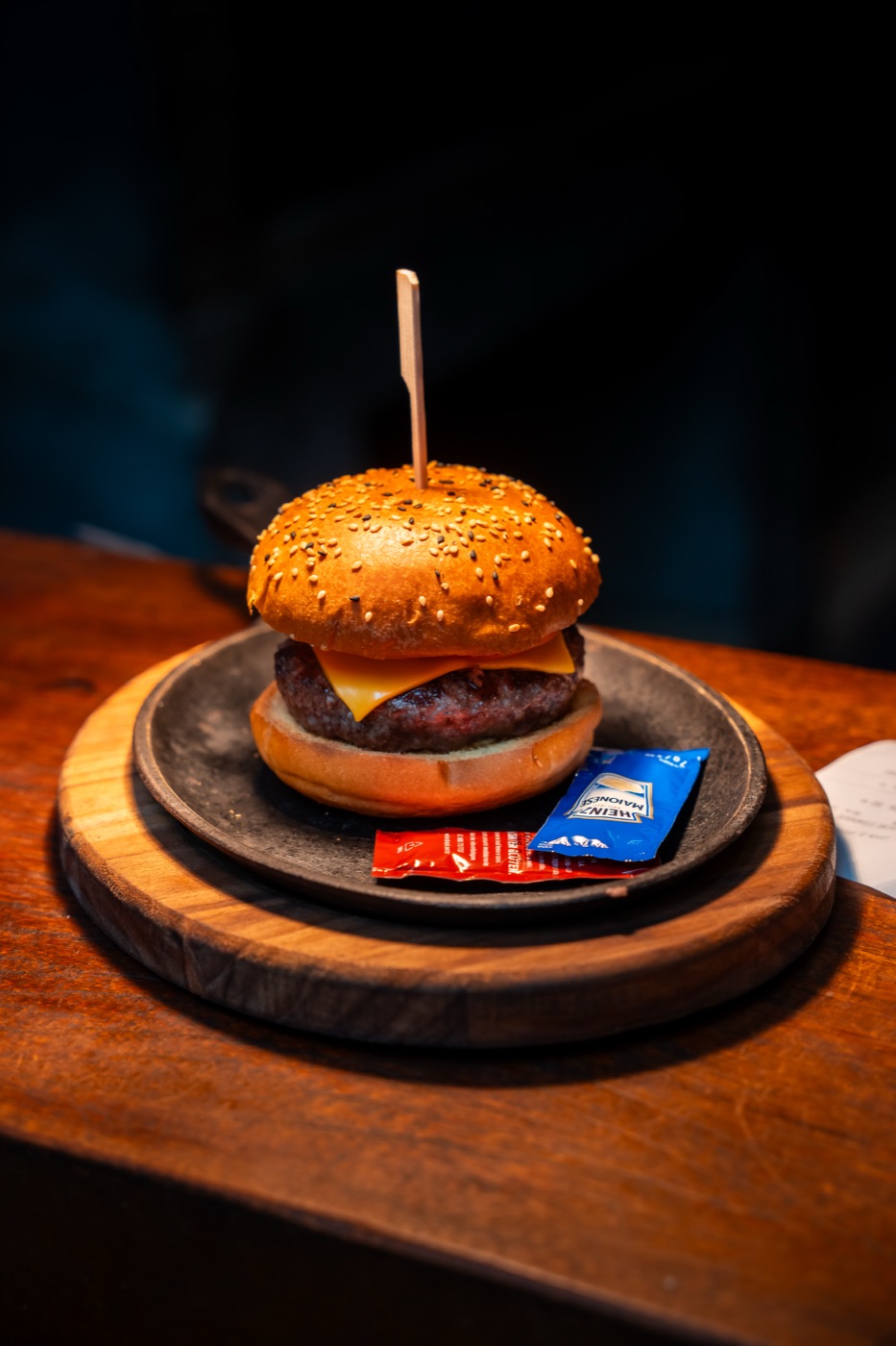Burguer Braseiro na tábua
